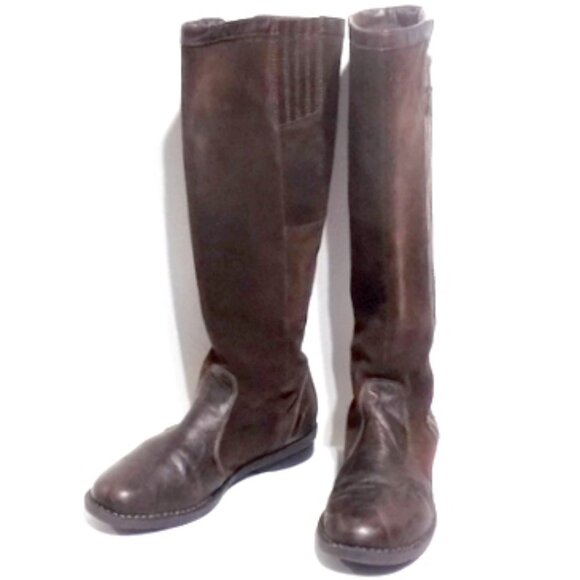 Clarks Women’s “Nikki Park” (38557) Brown Leather Suede, Knee High Boots – 9M - Picture 2 of 10